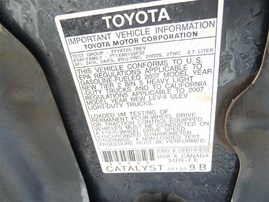 2007 TOYOTA TUNDRA EXTRA CAB SR5 GRAY 5.7 AT 2WD Z20923